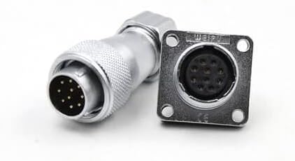 WS16 TP+Z 10pin Male and Female Power Cable Connector,Aviation 500V High Voltage Connector