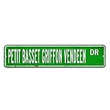 Petit Basset Griffon Vendeen Plaque en métal Motif petit basset Griffon Vendeen