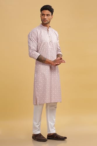 Image of BE ACTIVE Cotton Kurta for Men | Traditional and Refined Design | Indian Kurta | Full Sleeve Kurta