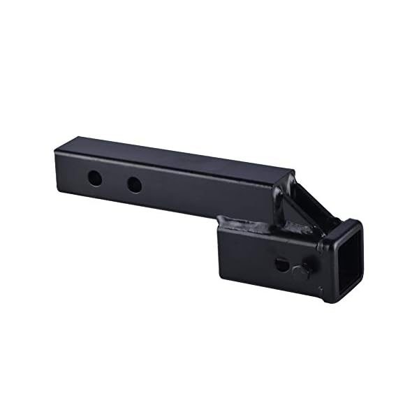 Towever 84121 Hitch Receiver Adapter with 2" Drop/Rise, 9" Hitch
