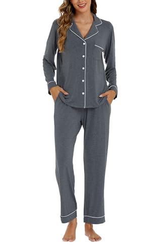 Pyjama en viscose de bambou idéal pour les soirées cocooning à la maison