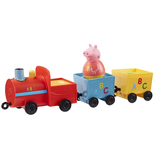 Train Peppa Pig Weebles jouet d'éveil robuste pour stimuler la marche de bébé
