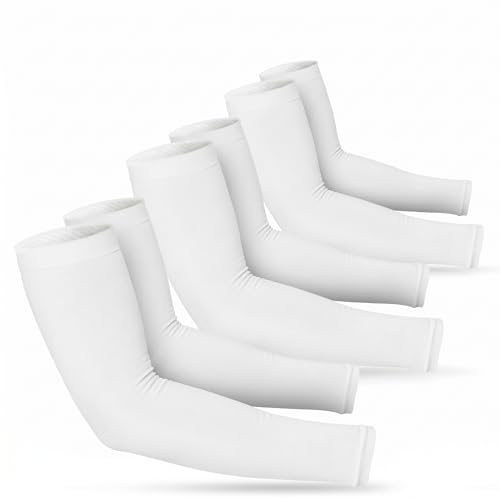 Image of SportsTrail Cooling Arm Sleeves for Men & Women - Breathable, UV Sun Protection, Sports Arm Sleeves for Women, Men & Youth