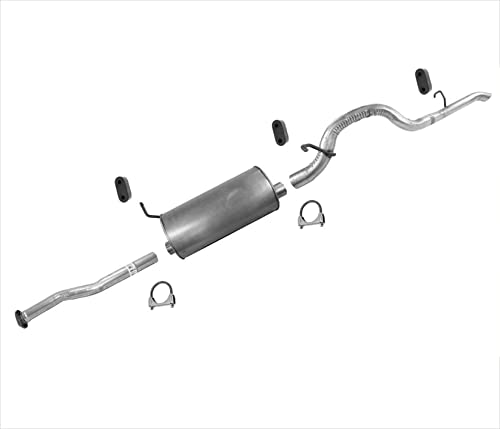 Muffler Exhaust Pipe System Replacement Part For 2004-2012 Colorado With 126 Inch Wheel Base