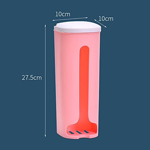 Gmjay Müllsackständer 4 Stücke Kunststoff Mauer Hängend Lagerung Tasche Ständer für Müllsäcke mit Deckel Praktisch Mülleimer Müllsackhalter Müllständer für Wohnzimmer Küche - Image 4