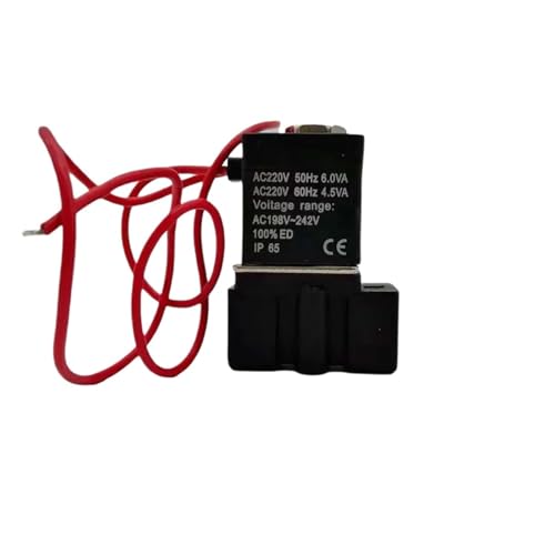 Électrovanne 2P025-06 220V normalement fermée G1/8 vanne solénoïde plastique eau - 7