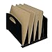 Office Depot 58% Recycled Vertical Sorter, 5-Compartment, Black, OD5V04