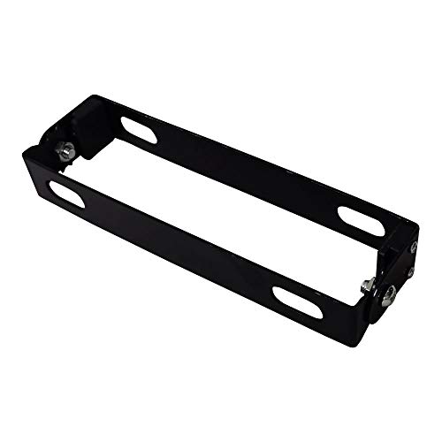 kaitou バイク用ナンバープレート角度調整ステーステー 原付き 小型 中型 大型 角度調整 カスタム ブラック