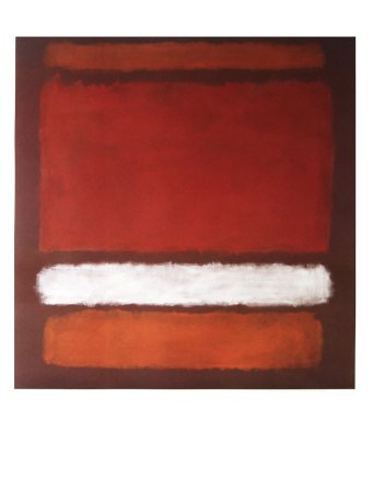 Peinture à l'huile No 7 1960 de Mark Rothko pour Illuminer un Mur Sombre
