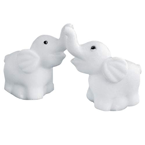 Preisvergleich Produktbild LPxdywlk LED-Lichter, 2Pcs Buntes LED-Paar Elefantenform Nachtlicht Hauptschlafzimmerlampe Hochzeitsfeier-Feiertags-Dekor-Geschenk Weiß