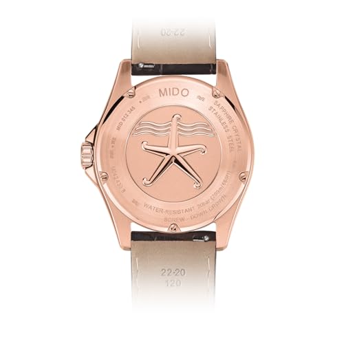 Image of MIDO Ocean Star 200C - Swiss Automatic Diving Watch for Men - 42.5mm Stainless Steel Case - Rotating Ceramic Bezel - Wave-Design Dial with Day,Date Calendar