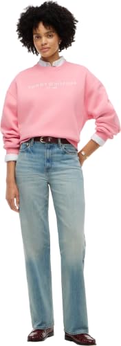 Tommy Hilfiger Damen Corp Logo Mdrn Swtsrt Ww0ww47831 Pullover Sweatshirt, Nelke Pink, S – Ansicht 4