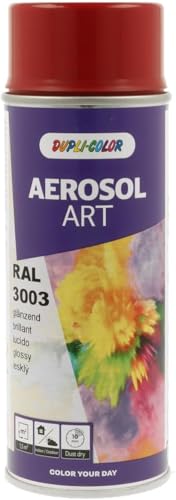 Aerosol Art Ral 3003 Parlak yakut kırmızısı 400 ml, Yüksek kapatma gücüne sahip yüksek kaliteli akrilik, 10 dakika sonra kurur, ahşap, metal, cam ve plastik üzerine yapışır