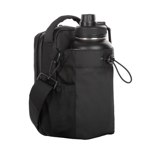 Bolsa de ginástica magnética com fecho magnético, preta, atlética, Preto, Atlético