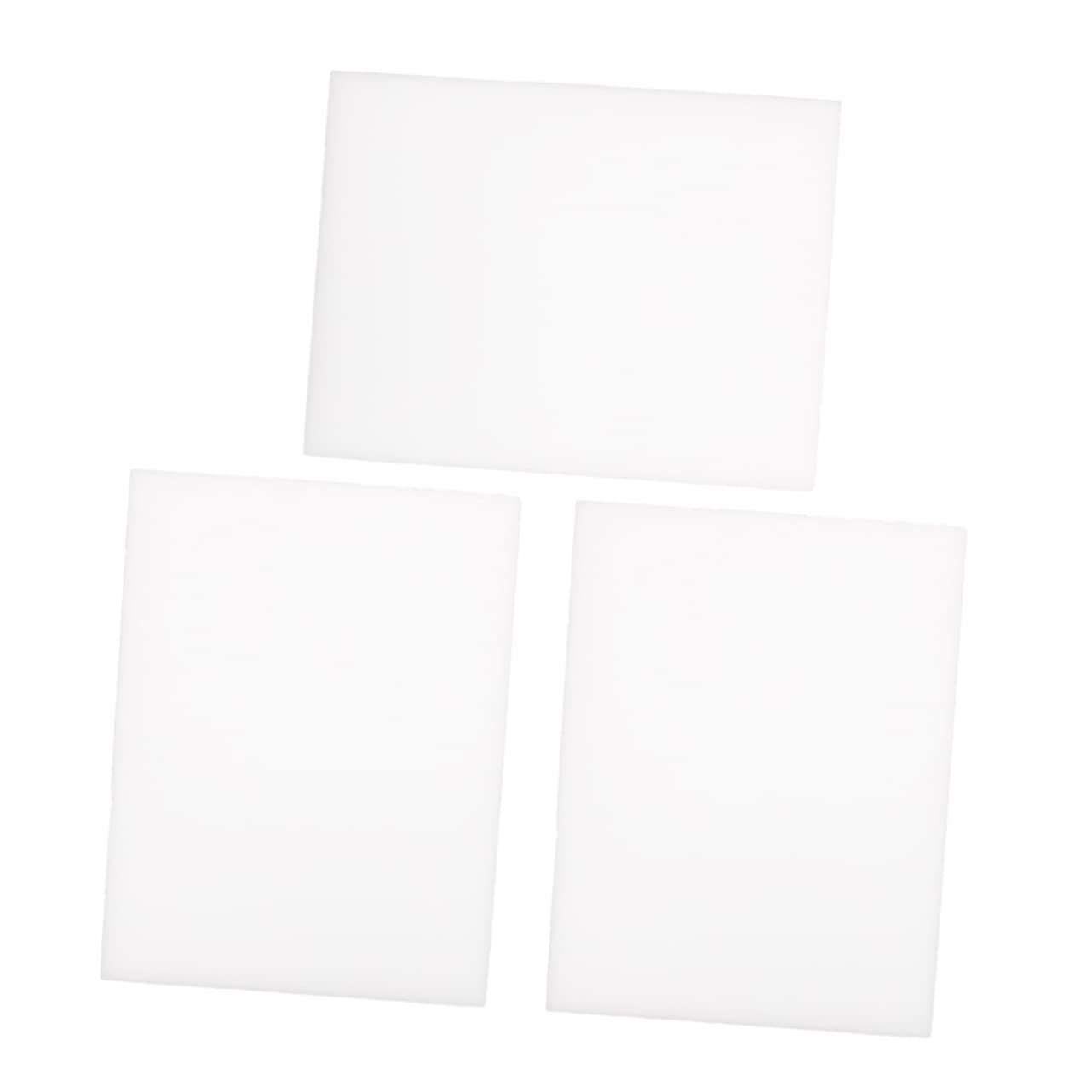 AUTSUPPL 3Pcs DIY Felting Sponges High Density Craft Pads for Felting Projects Durable and Lightweight for Creativity and Hands Activities