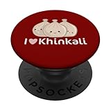 Ich liebe Khinkali, georgische Hinkali-Knödel, Essen, Georgia PopSockets mit austauschbarem PopGrip