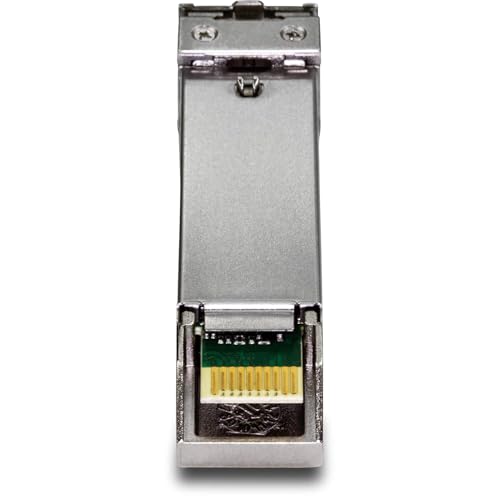 Image of TRENDnet SFP Single Mode LC Module (20km / 12.4 mi), TEG-MGBS20, Data Rates up to 1.25Gbps, 1310nm Single Mode, IEEE 802.3z Gigabit Ethernet, ANSI Fiber Channel Compliant, Lifetime Protection
