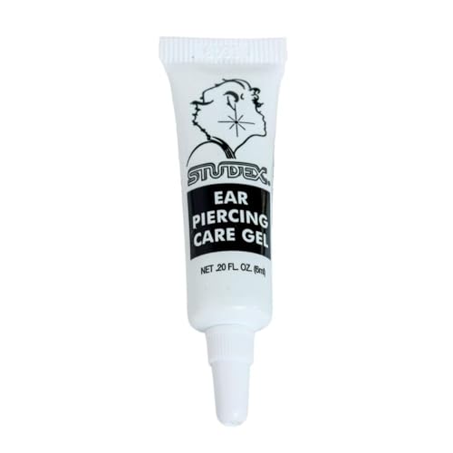 Studex Ear Piercing Care Gel – Ear Piercing Aftercare Gel with Soothing Aloe Extract to Protect Skin & Promote Recovery, Safe for Sensitive Skin (.20 Fl Oz)