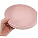 GOOHOCHY Non-Skid Silicone Suction Food Plate for Elderly and Disabled Spill-Resistant Edges Easy to Clean Strong Suction Base for Convenient Self-Feeding and Reduced Mess