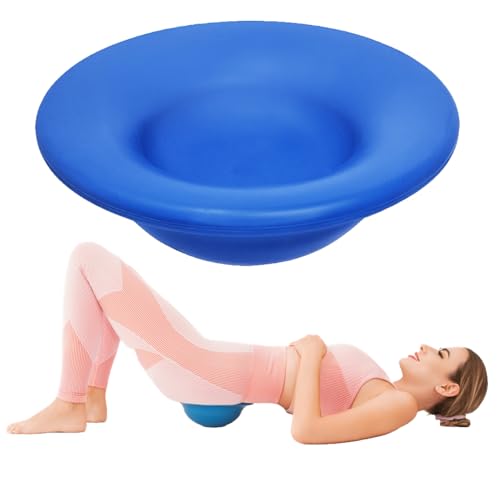 Lumia Wellness Sac Bowl - Lower Back and Hip Pain Relief Clock Exercises Pelvic Floor Exercises Core Trainer Equipment for Strength & Stability Non-Slip & Non-Marking Rubber (Blue)