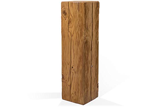 moebel-eins CURBY Blumensäule in rustikaler Altholzoptik, Fichte massiv