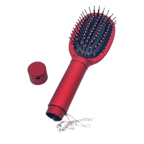 Secret Hair Brush - Cepillo para el cabello – Contenedor de viaje secreto para ocultar dinero, cepillo multifuncional para el cuero cabelludo con una cubierta extraíble, cepillo para el pelo secreto