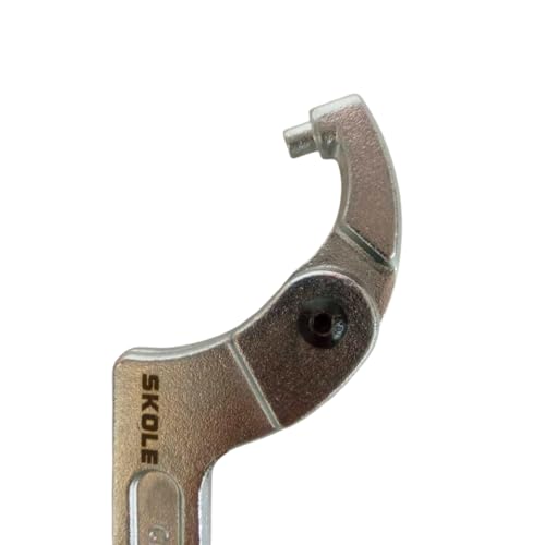 Image of Adjustable C-Hook Spanner Wrench 32-75 mm (1-1 /4″-3″), Without Pin, CR-V Steel Tool for Workshop & Machinery Maintenance