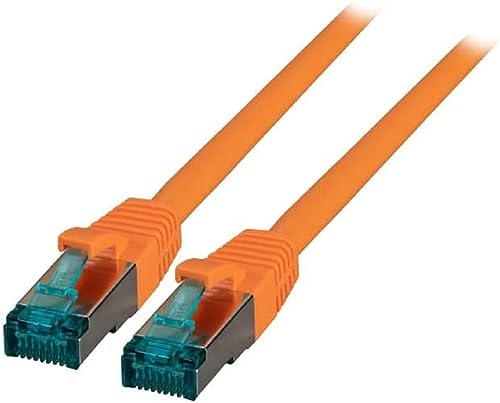 EFB RJ45 CABLE DE RED S/FTP, CAT.6A, LSZH, 15M, ORANGE