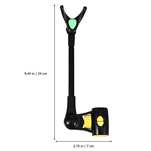 BESPORTBLE Suporte de Vara De Pesca Vara De Pesca Telescópica de Metal Antiderrapante Suporte de Ban