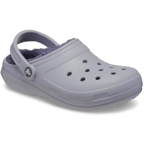 Image of Crocs Unisex-Adult Classic Lined Clog, Mauve Mist /Mauve Mist, 9 Women /7 Men