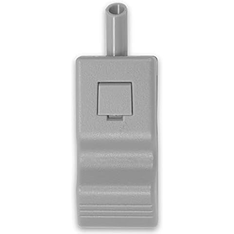 RDBS Gray Interior Front or Rear Side Door Lock Knob Tab Car Window Locker Compatible with Chevrolet GMC Silverado Sierra 2007-2013, 07 Classic Model Excluded Cover