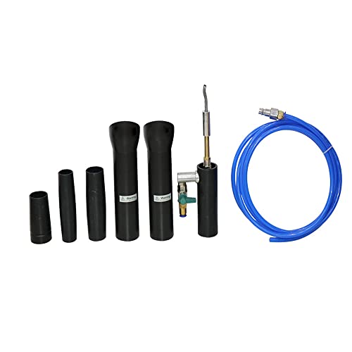 Image of Pneumatic Air Blow-dust Gun Car Wash Interior Cleaning Gun for Blaster Vacuum Cleaner Vacuum Gun Car Detailing(Aluminiun Rotate Tube)