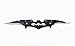 11 Dual Blade Knife Pocket Knife Batman Inspired Tactical Folding Knife - Black