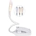 Produktbild Leselampe Buch Klemme GolWof 7 LED Buchlampen Klemmleuchte Klemmlampe LED Touch-Steuerung mit 3 Modus, Dimmbar, 360° Flexibel Notenständer Licht Leselampe für Bett Nachtlesung E-Reader Musikstände