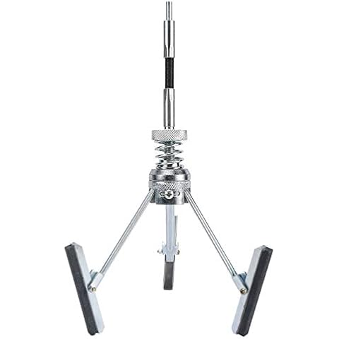 KUNTEC Engine Cylinder Hone Tool 2''-6-1/2'' Adjustable Deglazer 3inch Blade 220 Grit Stones Cover