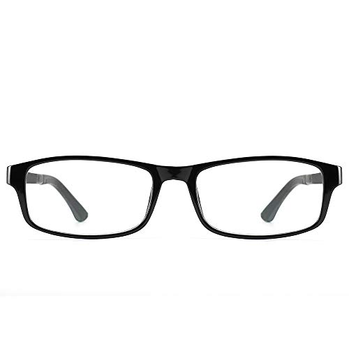 Cyxus Blue Light Blocking Glasses Professional UV Protection Eyewear Anti Eye Fatigue Transparent Lens with TR90 Lightweight Eyeglass Frames Unisex (8327T01,Black)