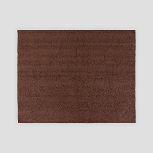 Kit 10 Panos De Flanela De Microfibra 50x70cm Multiuso Super Absorção (Marrom)