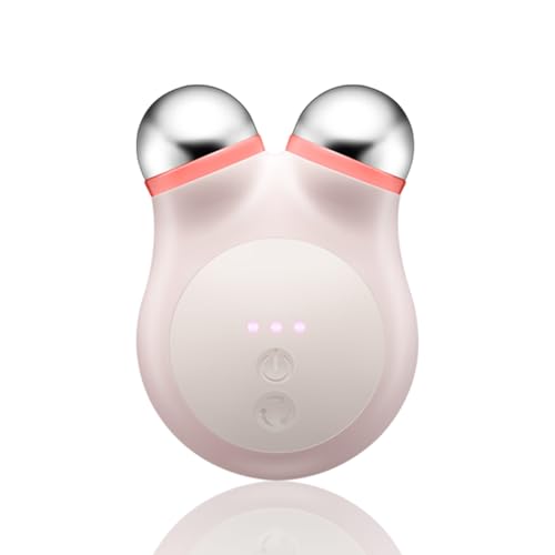 Mikrostrom-Gesichtsstraffer EMS-Rotlicht-Therapie-Massagegerät Gesichts- und Kiefermuskeltrainer | Gesichtsstraffung | Anti-Aging-Gerät | Mikrostrom gegen Falten Hautstraffung
