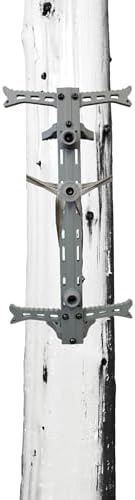 Hawk 4-Pack Lightweight Non-Slip Aluminum Climbing Sticks, Tree Stand Hunting Gear, 20" - Portable Safety Accessories and Equipment for Mobile Deer Hunters, Climbers, and Shooters