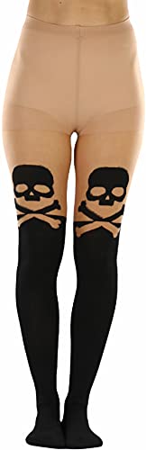 Image of ToBeInStyle Women's Cute Thigh High Printed Character Tights
