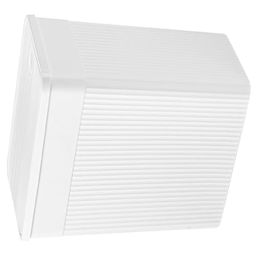 Cubo basura pequeño con tapa papelera para dormitorio de acero inoxidable