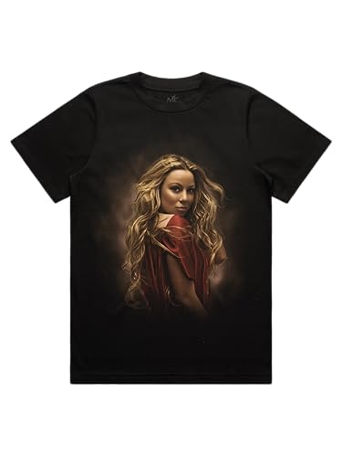 Mariah Carey Unisex-Adult Official 20 Year Anniversary Mimi Black T-Shirt2