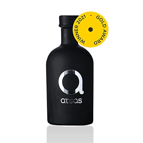 Atsas Extra Virgin Organic Olive Oil - Rich in Polyphenols - Cyprus Cold Pressed Evoo - Multiple Health Award Winner -2021 New Harvest -250ml