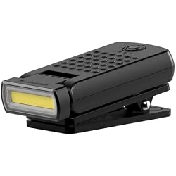 Ledlenser W1R Work Clip Flashlight, Magnetic Work Light, 220 Lumens | Clip & Magnet Mount, 360 Degree Swivel, 180 Degree Stepless Tilt, 220 Lumens, USB-C, Oil-Resistant, 61g, For Mechanics & DIY