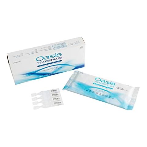 Oasis TEARS PLUS Preservative-Free Lubricant Eye Drops, 30 containers, 0.3 ML/0.01 FL OZ Cover