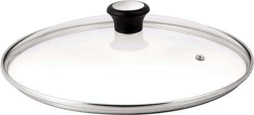 Tefal Glasdeckel 30 cm, Edelstahlfassung, Spülmaschinenfest, Dampfventil, Thermokunststoffgriff, 28097812 – Ansicht 1