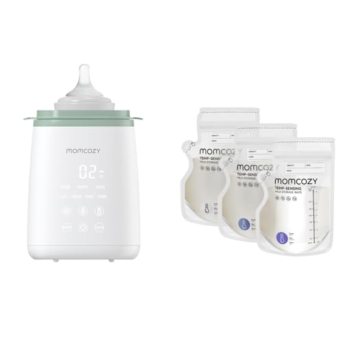 Image of Momcozy Bottle Warmer & Momcozy Breastmilk Storage Bag 8Oz
