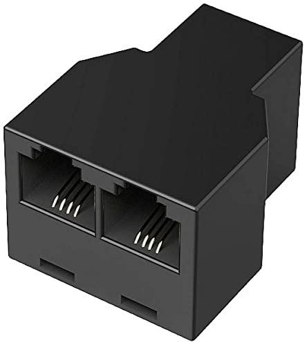 Hama Cavo Dsl-Boxe, Connettore Tae-F, Connettore Modulare 8P2C, 6 M, Colore: Bianco