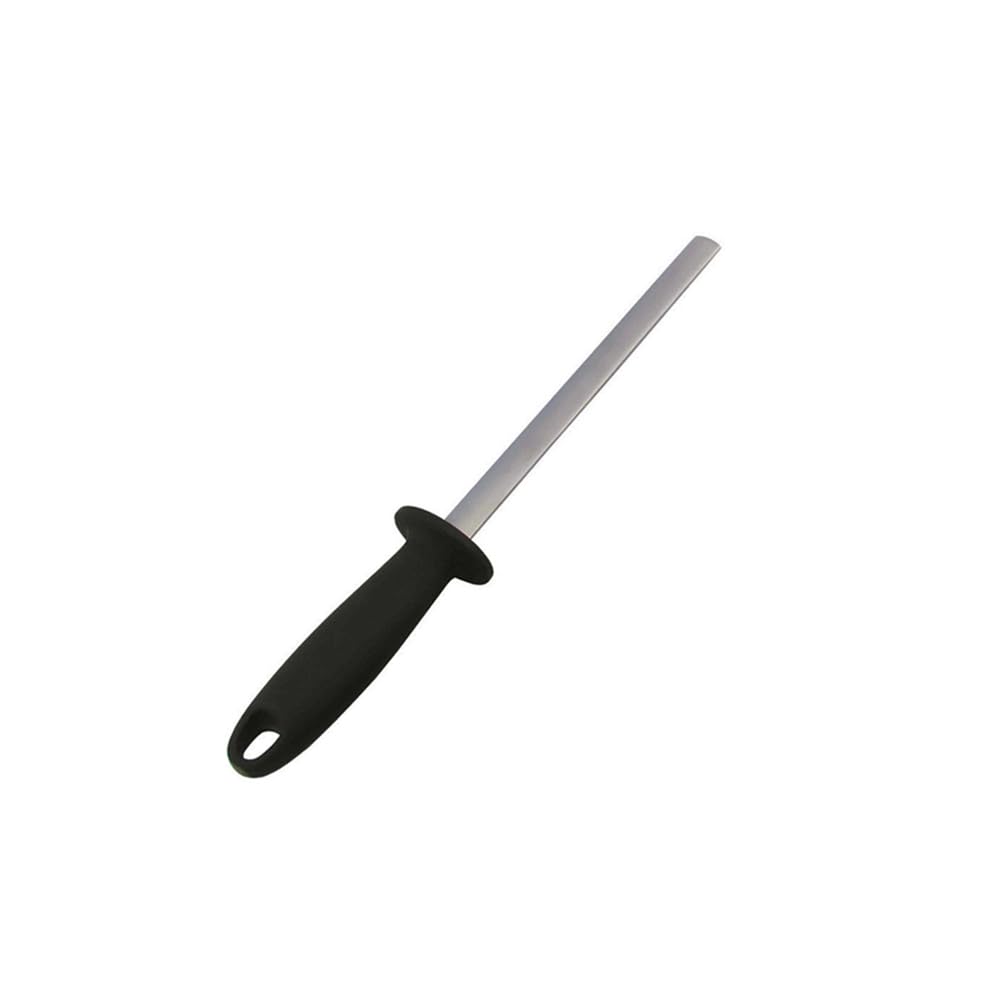 Diamond Sharpening Steel, Professional Sharpener Rod Manual Farrier Honing Tool for Knives, Sccissor and Hoof Trimmer (5 Inch)