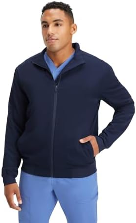 Fabletics Men's Foundation 4-Pocket Scrub Jacket - MotionTech, Li...